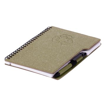 Notatnik Telde A5, zielony – Gift Design