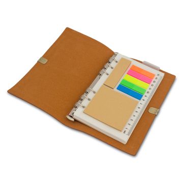 Notes retro Forli, brązowy – Gift Design
