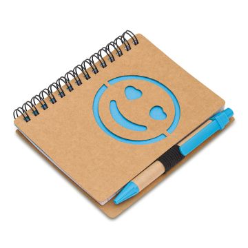 Notes Smile, jasny niebieski – Gift Design