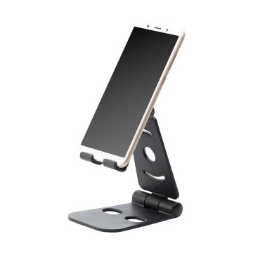 Stojak do telefonu Gimo, czarny – Gift Design