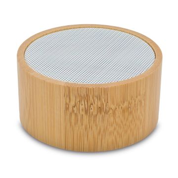 Bambusowy głośnik Bluetooth Soundy, brązowy – Gift Design