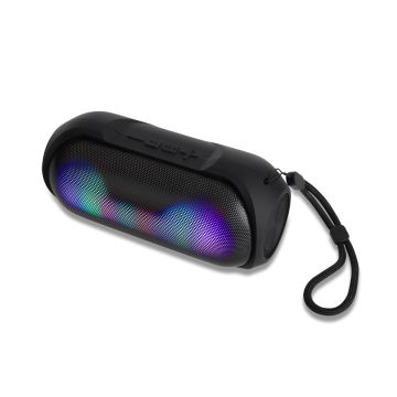 Głośnik Bluetooth z podświetleniem Rio, czarny – Gift Design
