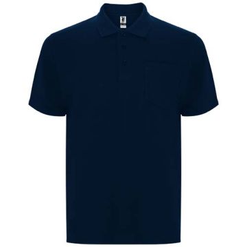 Centauro Premium koszulka polo unisex z krótkim rękawem 220 g-m²-Granatowy – Gift Design