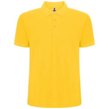 Pegaso Premium koszulka męska polo z krótkim rękawem 220 g-m²-Żółty – Gift Design