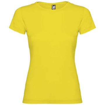 Jamaica koszulka damska z krótkim rękawem 155 g-m²-Żółty – Gift Design