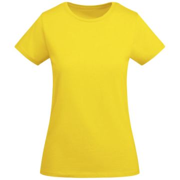 Breda koszulka damska z krótkim rękawem 175 g-m²-Żółty – Gift Design