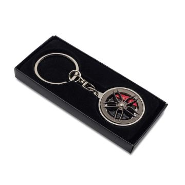 Brelok motoryzacyjny Rotor, srebrny – Gift Design