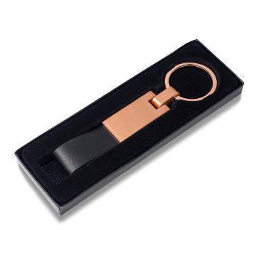 Brelok metalowy Rosa, czarny – Gift Design