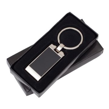 Brelok metalowy Forte, czarny – Gift Design