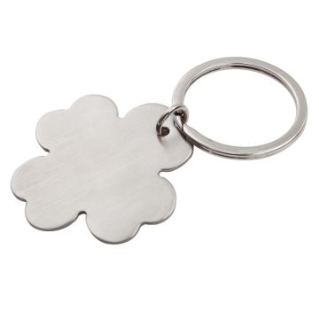 Brelok metalowy 4-leaf clover, srebrny – Gift Design