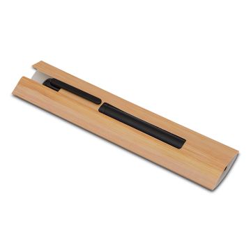 Metalowy długopis w etui Jerome, czarny – Gift Design