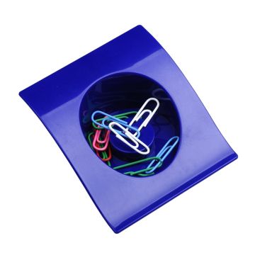 Pojemnik na spinacze Clip-It, niebieski – Gift Design