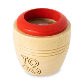 Drewniany kalejdoskop, czerwony – Gift Design