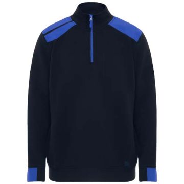 Maverick 280 g-m2 męski sweter z zamkiem błyskawicznym do połowy długości-Granatowy – Gift Design