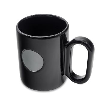Kubek ceramiczny Pery 480 ml, czarny – Gift Design