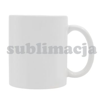 Kubek z powłoką sublimacyjną Ardea 330 ml, biały – Gift Design