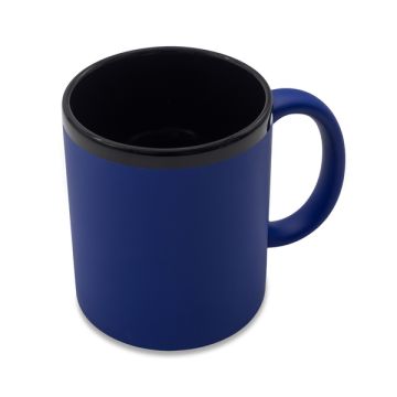 Kubek ceramiczny Velluto 350 ml, niebieski – Gift Design