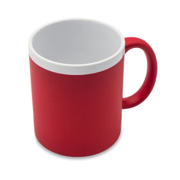 Kubek ceramiczny Velutti 350 ml, czerwony – Gift Design
