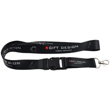 Smycz sublimacyjna 25 mm z klamrą – Gift Design