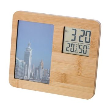 Bambusowa stacja pogodowa, ramka do zdjęć – Gift Design