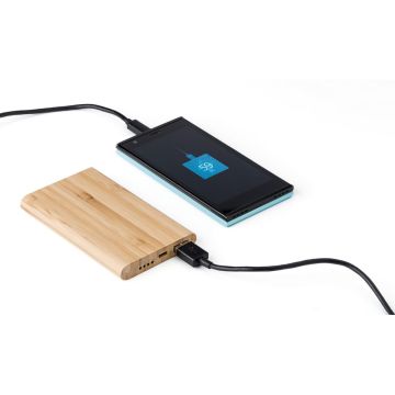 Bambusowy power bank 4000 mAh – Gift Design