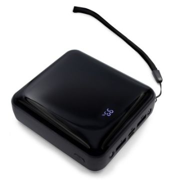 Power bank 10000 mAh, 3 kable do ładowania w komplecie | Tim – Gift Design