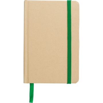 Notatnik A6 z papieru kraftowego z recyklingu, twarda okładka – Gift Design