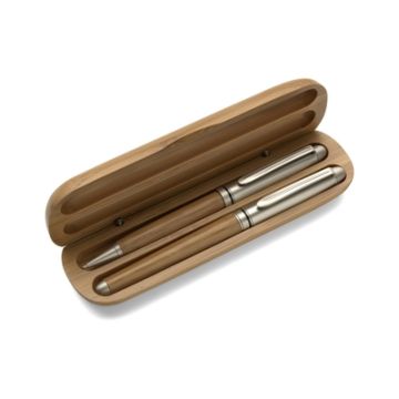 Zestaw piśmienny, długopis i pióro kulkowe – Gift Design