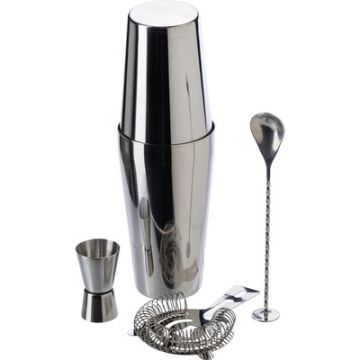 Zestaw do koktajli, shaker, 4 el. – Gift Design