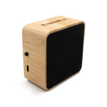 Bambusowy głośnik bezprzewodowy 3W B'RIGHT, panel słoneczny | Androwe – Gift Design