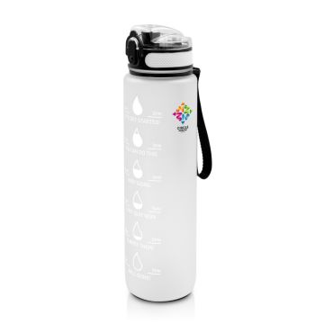 Butelka sportowa 1000 ml z miarką motywacyjną | Bennie – Gift Design