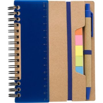 Zestaw do notatek, notatnik, długopis, linijka, karteczki samoprzylepne – Gift Design