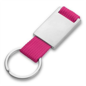 Brelok do kluczy z metalową plakietką – Gift Design