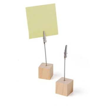Drewniany uchwyt na notatki lub zdjęcia – Gift Design