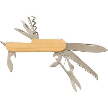 Nóż wielofunkcyjny 9 el., scyzoryk, brelok – Gift Design