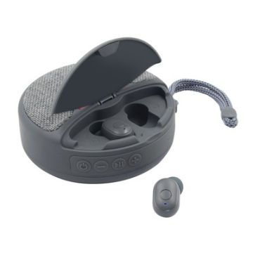 Głośnik bezprzewodowy 5W Air Gifts, radio, bezprzewodowe słuchawki douszne | Caleb – Gift Design