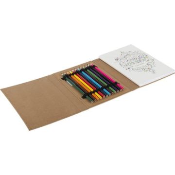 Kolorowanka dla dorosłych, kredki – Gift Design