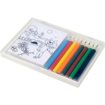 Zestaw do kolorowania, kredki – Gift Design