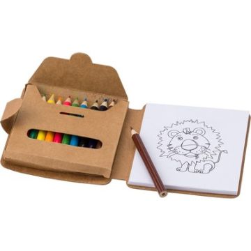 Zestaw do kolorowania, kredki – Gift Design