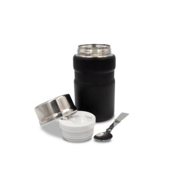 Termiczny pojemnik na żywność 650 ml Air Gifts, składana łyżka | Jonathan – Gift Design