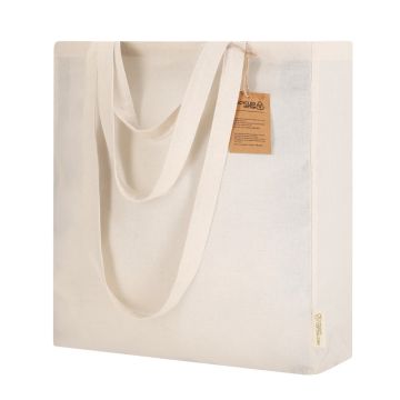 Torba z bawełny z recyklingu na zakupy – Gift Design
