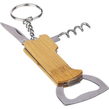 Bambusowy brelok do kluczy 3 w 1 – Gift Design