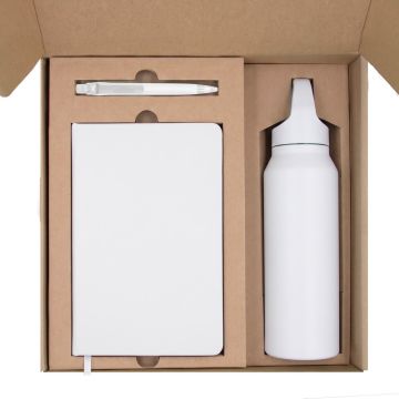 Zestaw upominkowy, butelka termiczna, długopis, notatnik | Giffray – Gift Design