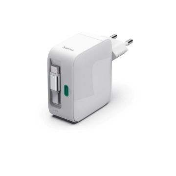 Ładowarka ścienna 30W ze zwijanym kablem Hama – Gift Design