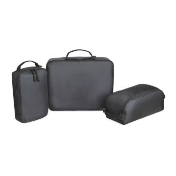Zestaw organizerów podróżnych 3 el. Renew AWARE™ RPET – Gift Design