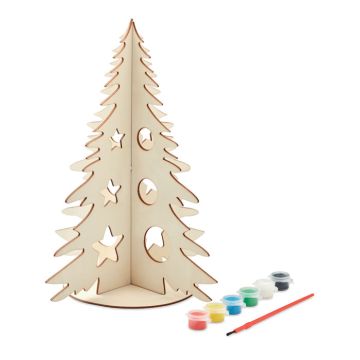 Drewniana choinka DIY – Gift Design