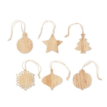 Drewniane ozdoby świąteczne – Gift Design
