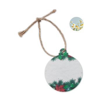 Ozdoba świąteczna z nasionami – Gift Design