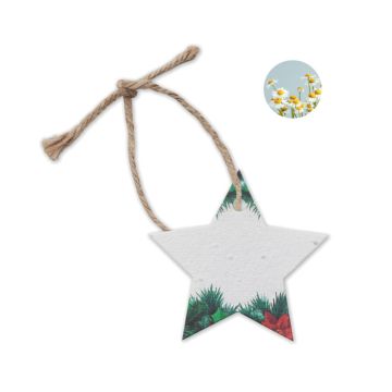 Ozdoba świąteczna z nasionami – Gift Design