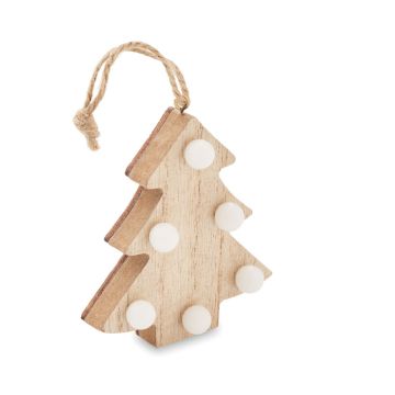 Drewniana choinka z lampkami – Gift Design